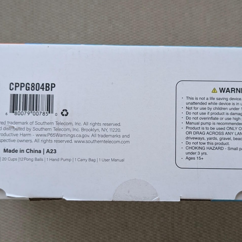 NIB CIPTON SPORTS Floating Cup-Pong Pool Game - Picture 3 of 5